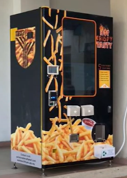 Máquina de venda automática de batatas fritas para venda