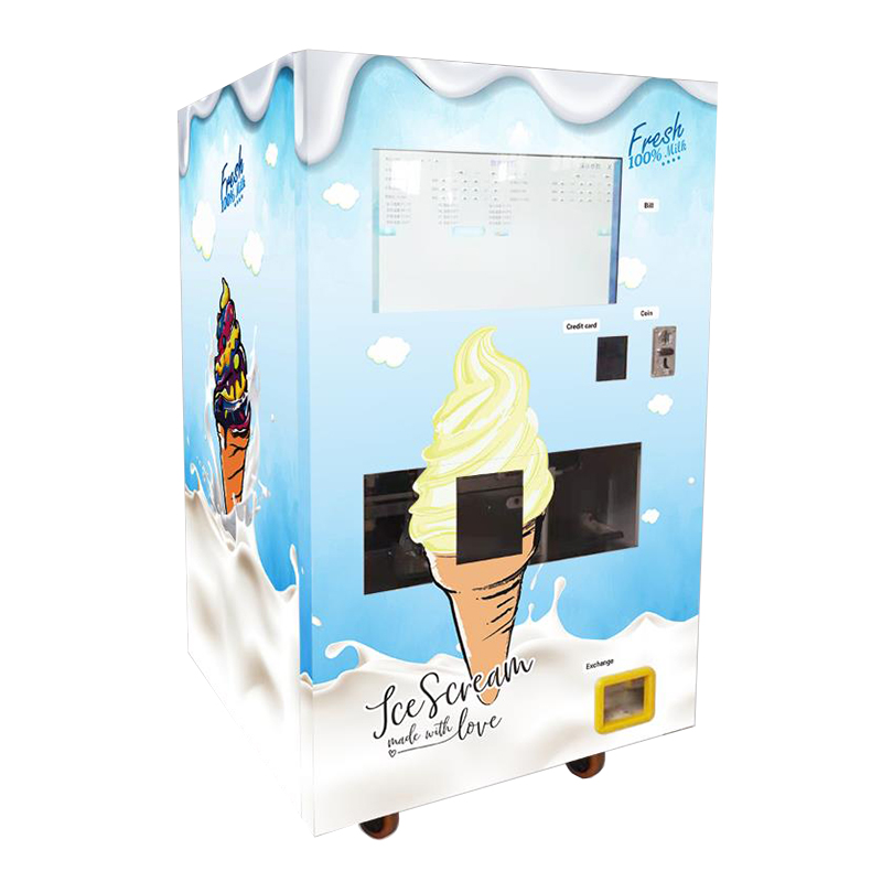 Máquina de sorvete operada por moedas