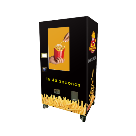 Máquinas de venda automática que podem cozinhar batatas fritas