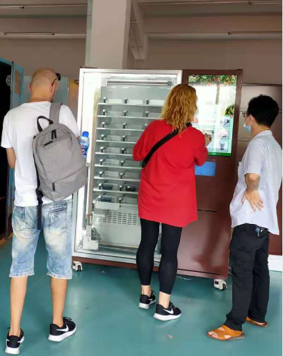 Oportunidade de negócio de máquina de venda automática de pizza